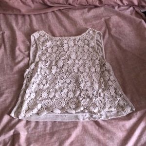 Lace tank top